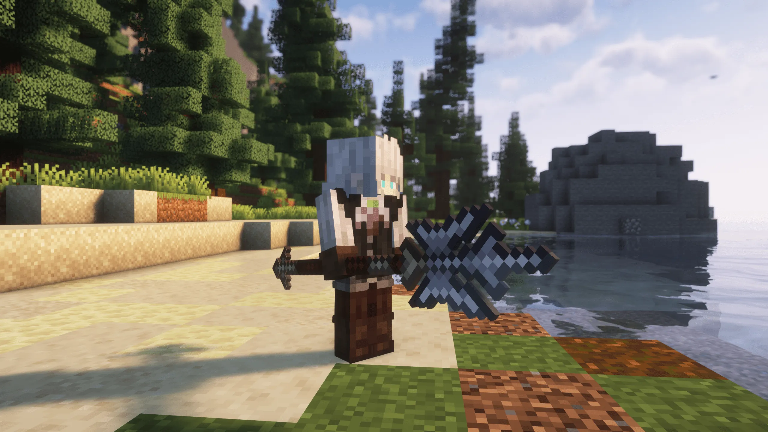 Fantasy Weapons (Medieval Series), Моды, Minecraft