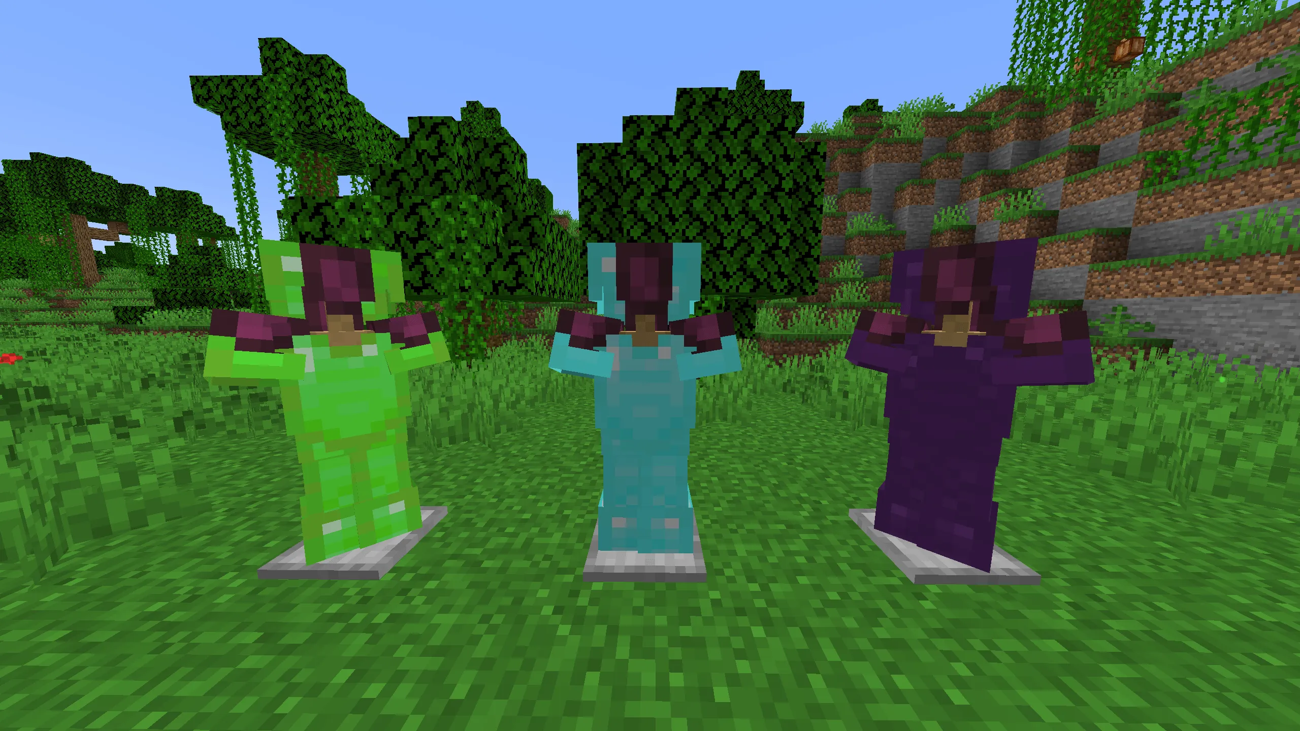 Nature's Aurora, Текстуры, Minecraft