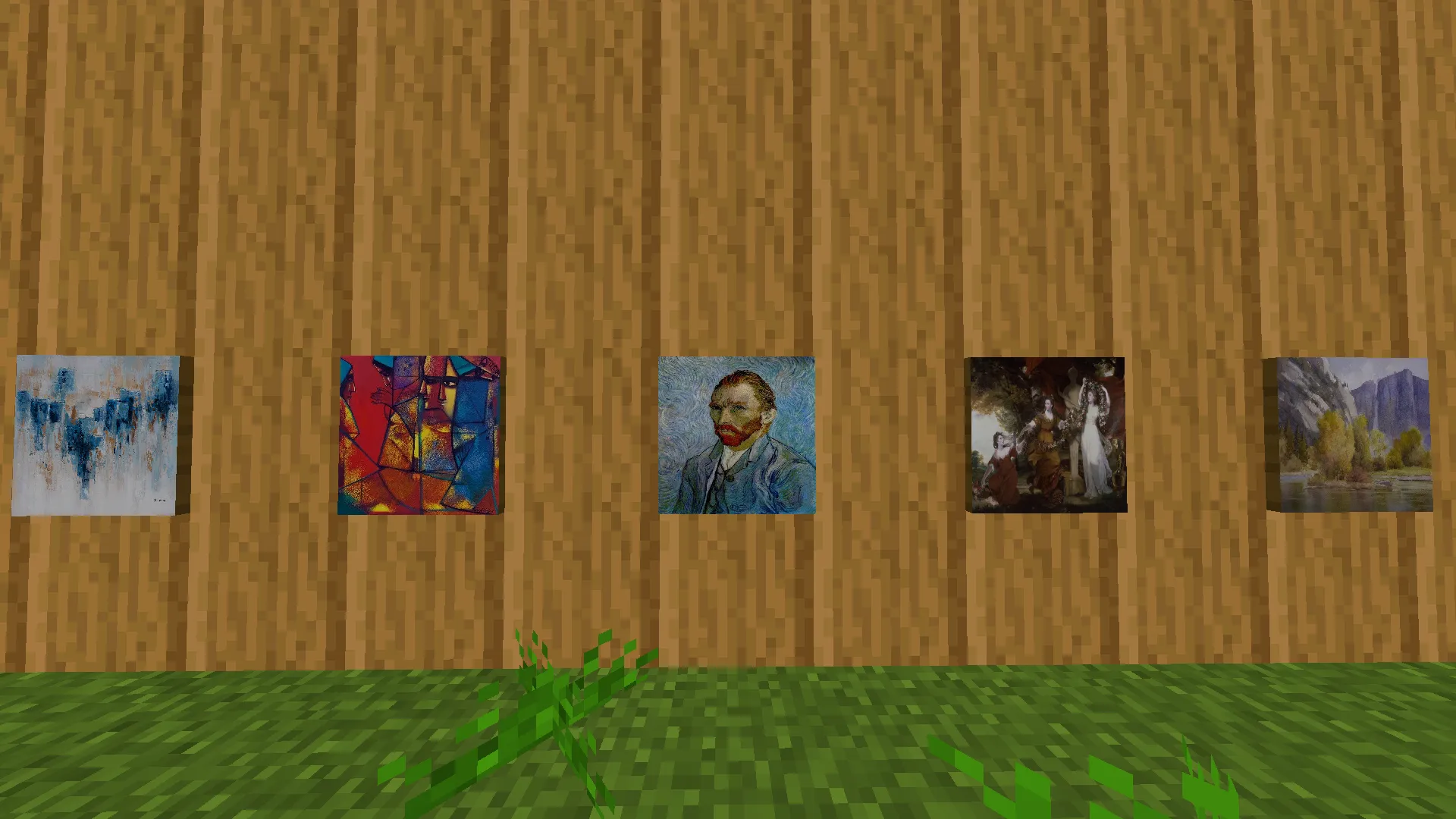 New HD Paintings — скриншот 1 (Моды, Minecraft)