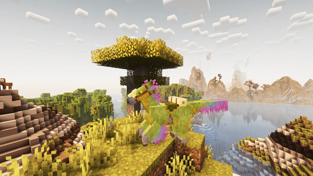 Monster Hunter Mounts (Seikret and Palamutes) — скриншот 3 (Текстуры, Minecraft)