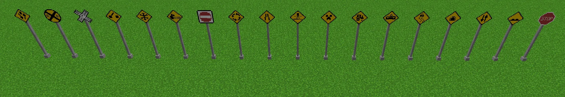[MTS] Kitsuné Road Signs, Моды, Minecraft