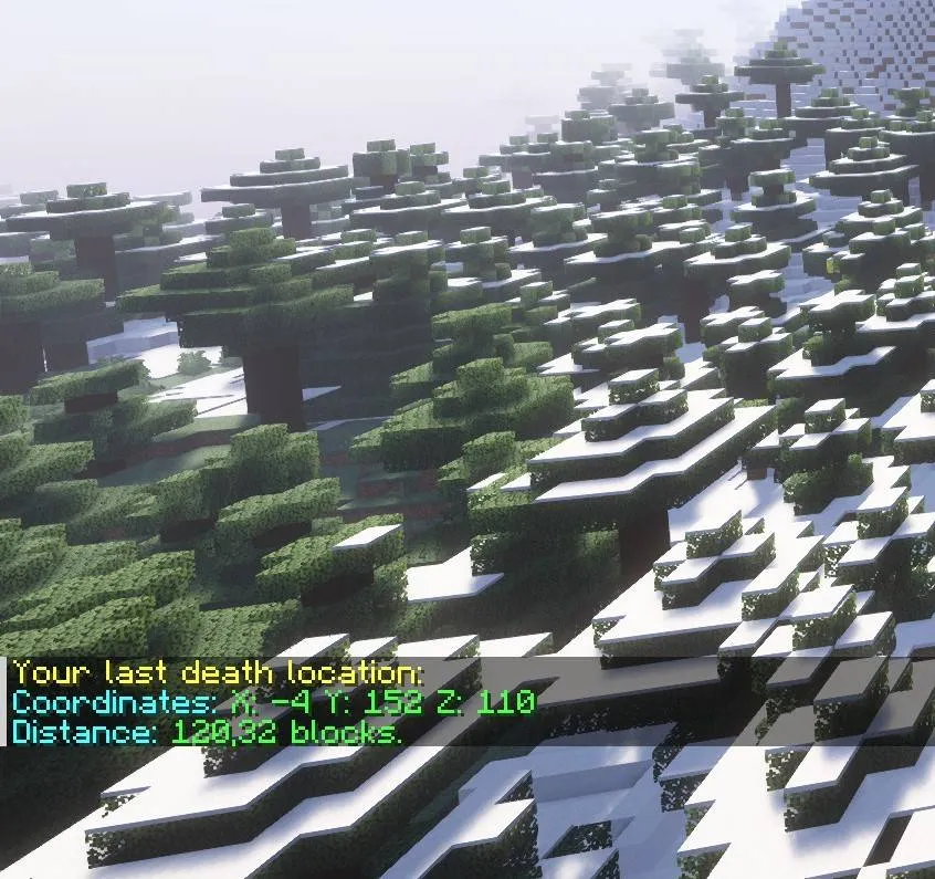 DeathPointCompass — скриншот 1 (Плагины, Minecraft)