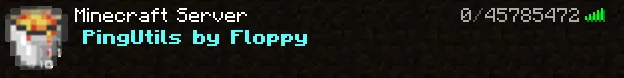 PingUtils — скриншот 1 (Плагины, Minecraft)