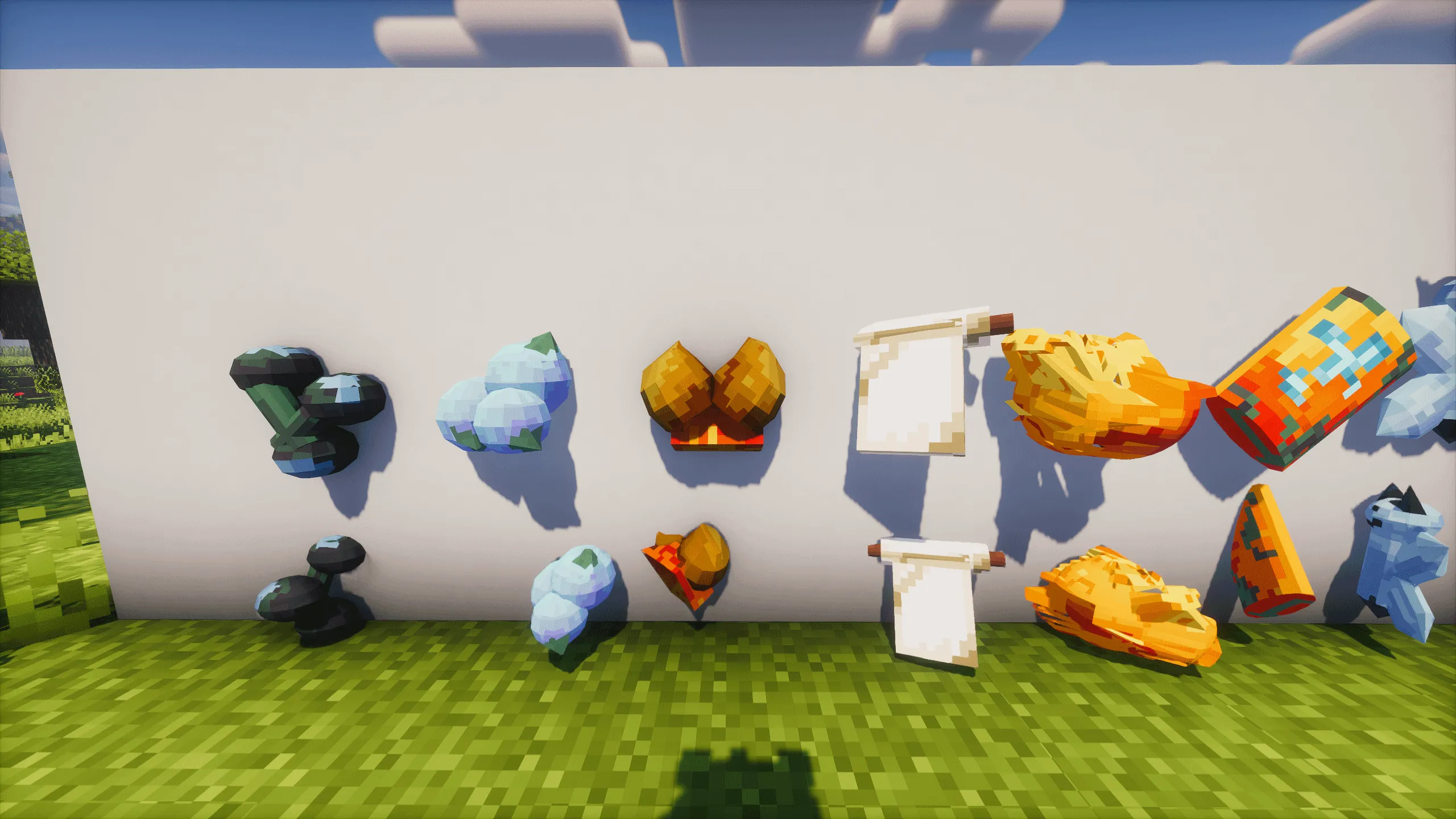More Sniffer Flowers 3D — скриншот 1 (Текстуры, Minecraft)