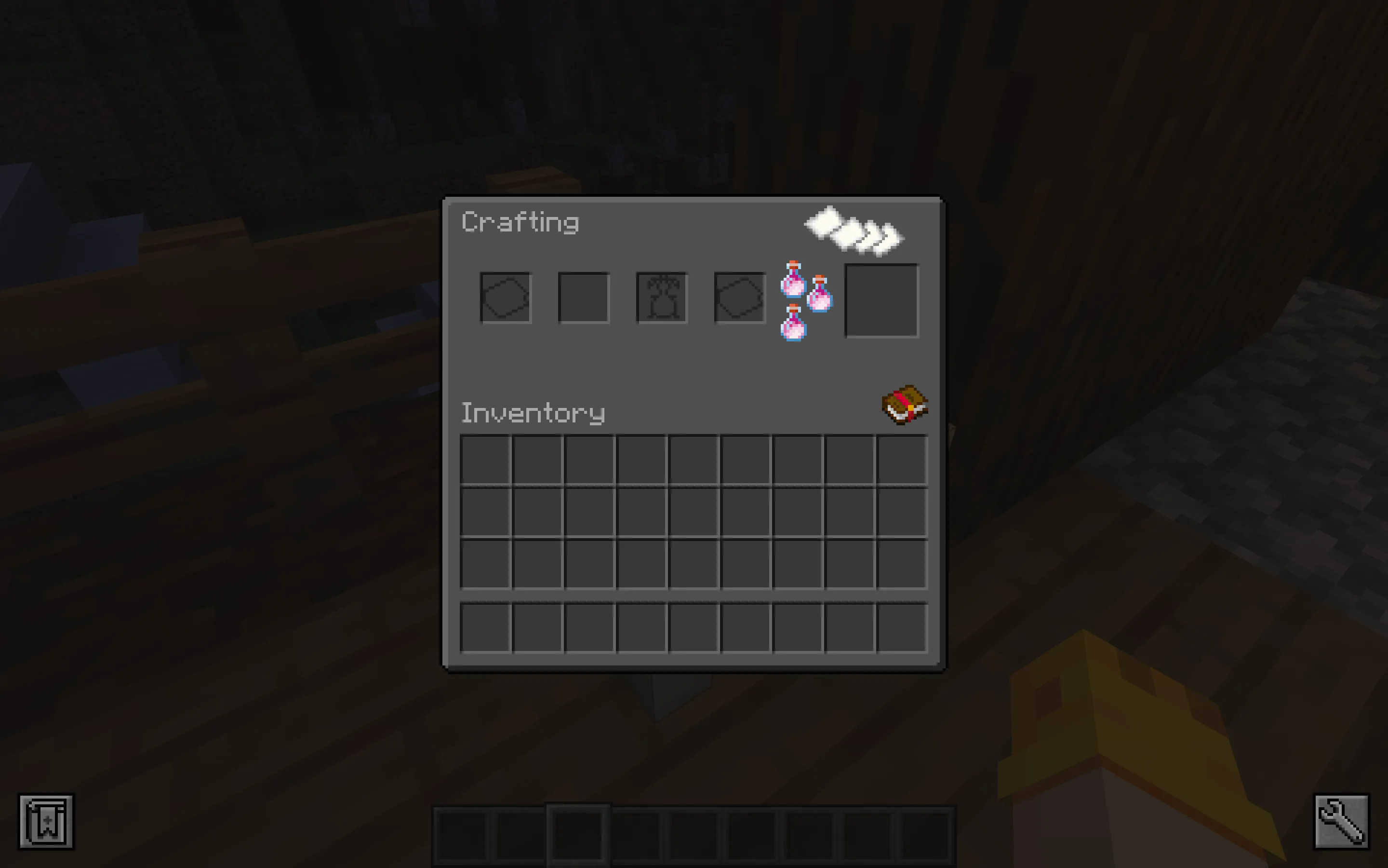 Vampirism Dark Mode — скриншот 1 (Текстуры, Minecraft)
