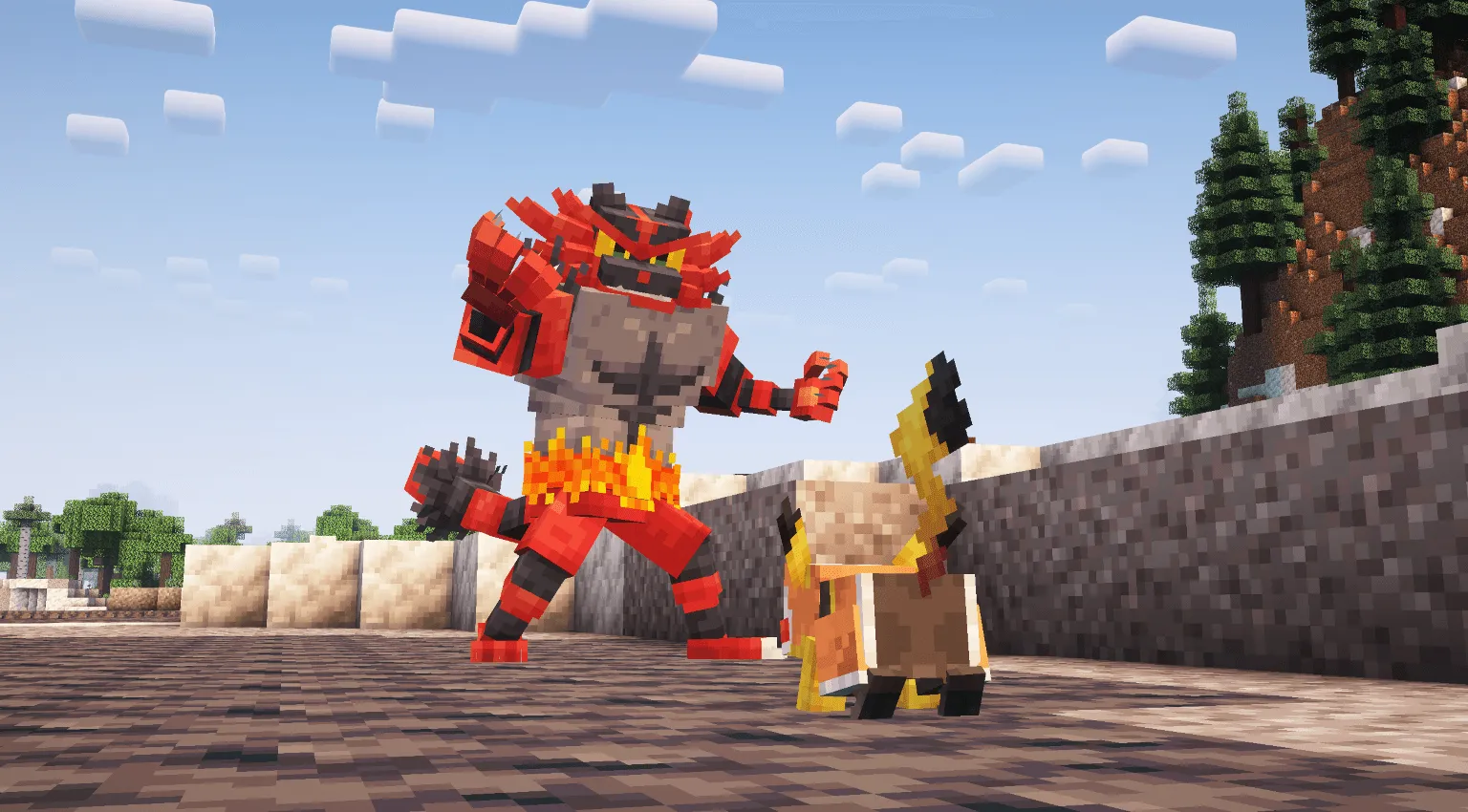 Cobblemon - Pikachu Libre, Текстуры, Minecraft