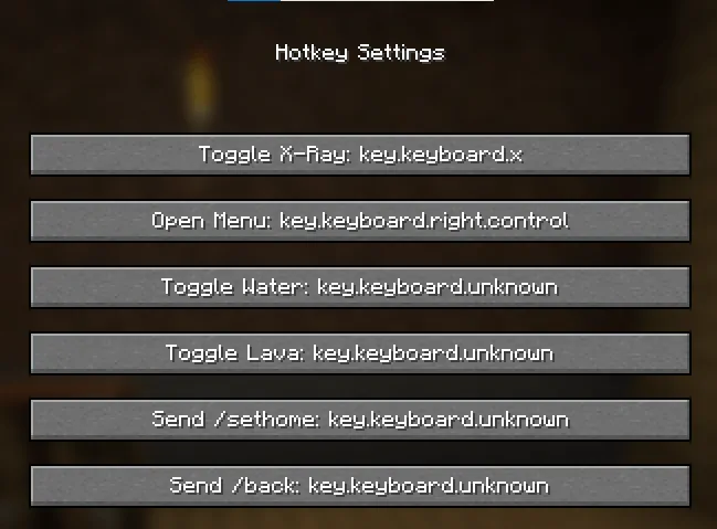 Madxray hacks, Моды, Minecraft