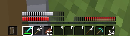 No. 90's Custom HUD — скриншот 1 (Текстуры, Minecraft)
