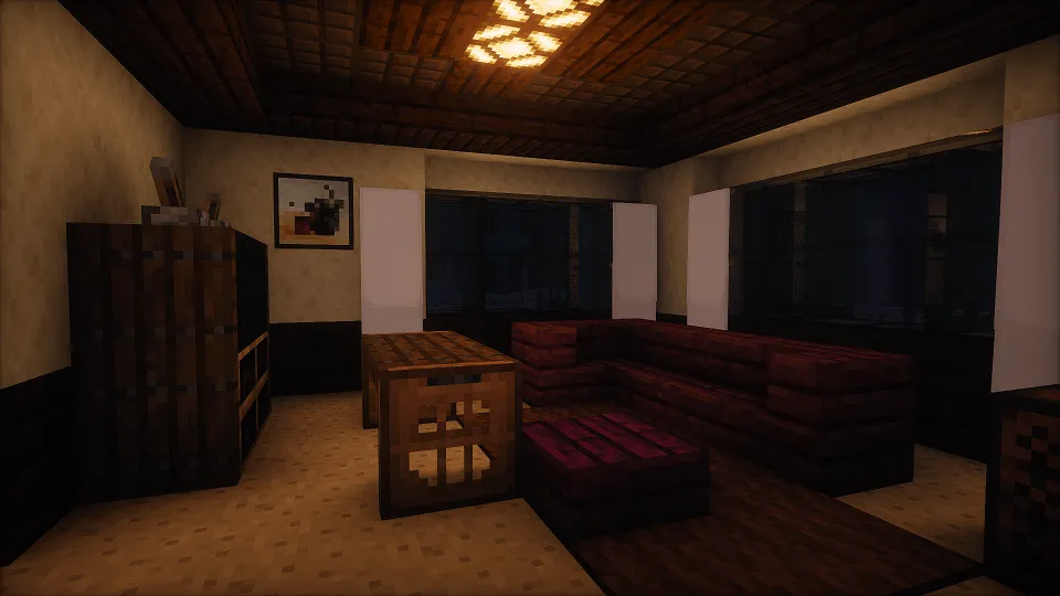 Ouroburbia - Liminal Suburban Sprawl Vivarium-inspired 1000x1000 Survival map — скриншот 5 (Карты, Minecraft)
