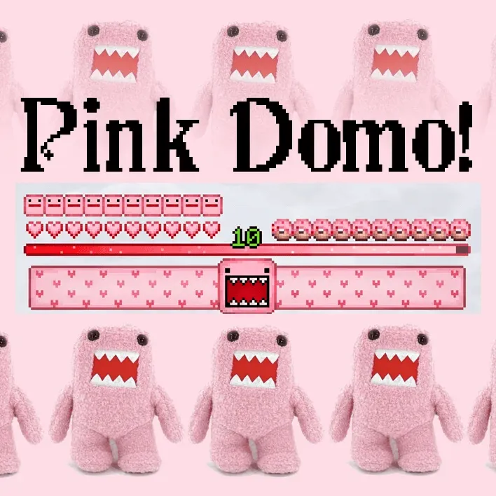 Luvstar’s Pink Domo-Kun Hotbar, Текстуры, Minecraft