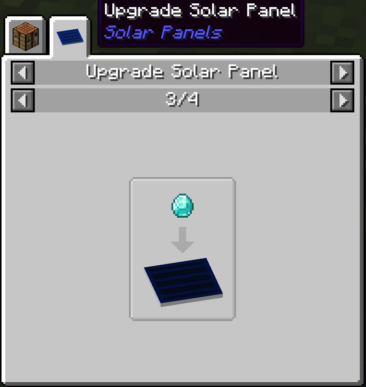 Solar Panel, Моды, Minecraft