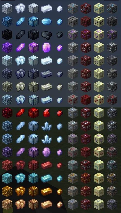 Ropyxa Recourses (RR), Моды, Minecraft