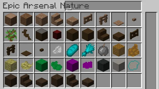 Epic Arsenal, Моды, Minecraft