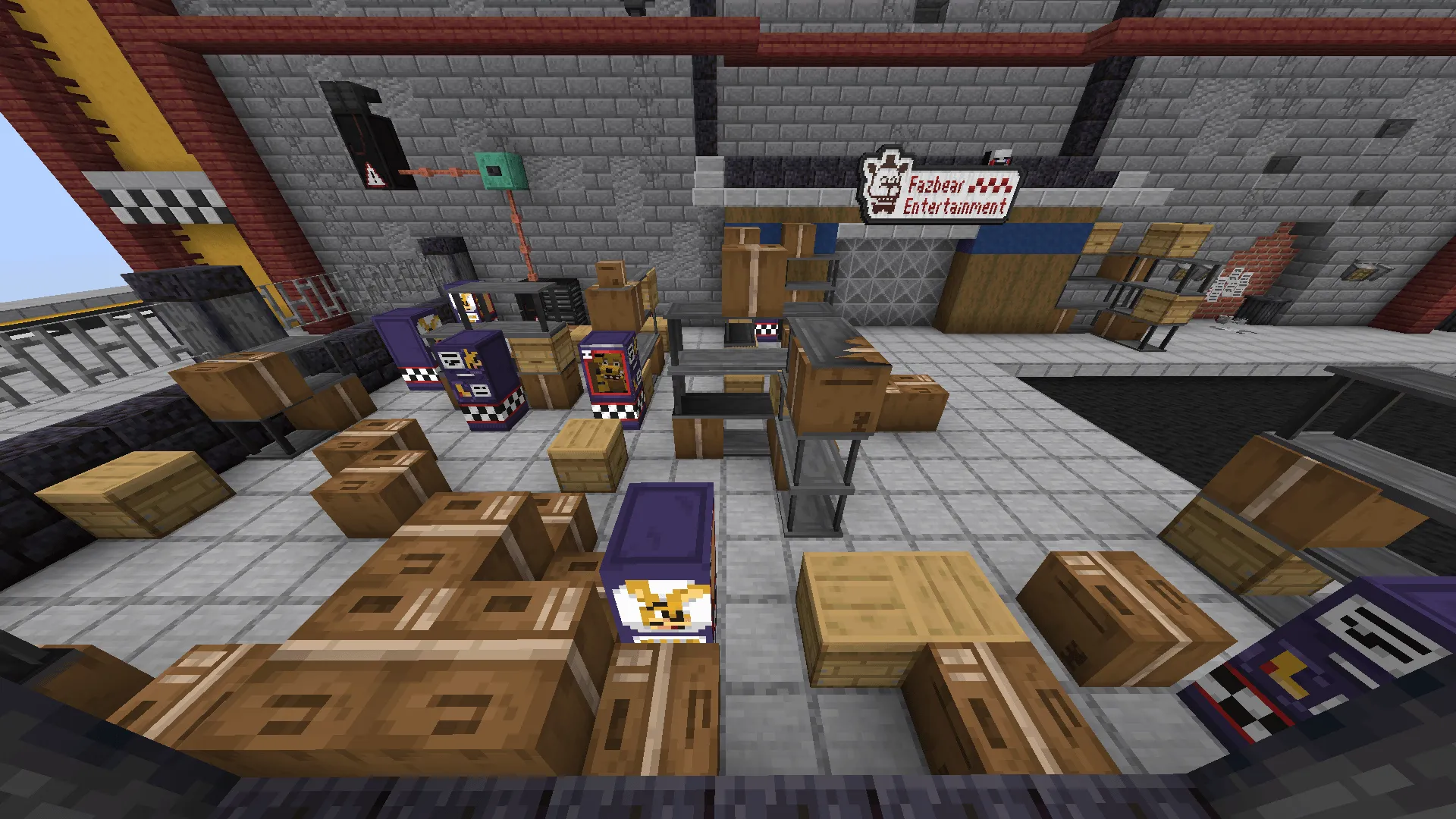 Rovdo's Fnaf Pizzeria, Карты, Minecraft
