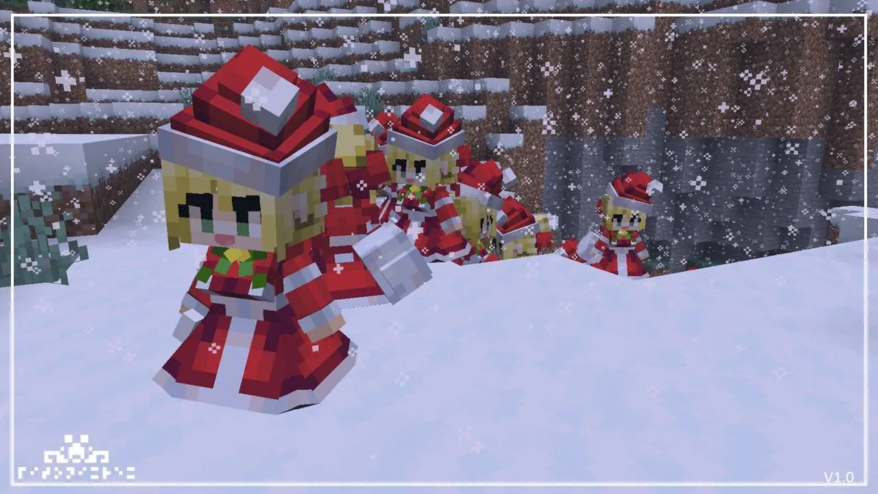Padoru Padoru!, Текстуры, Minecraft