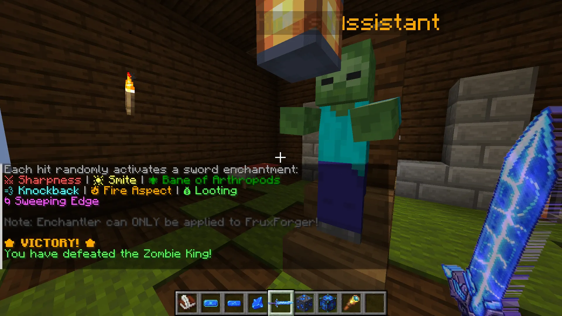 ZKQ – Zombie King Quest (Boss Fight + Structures + Progression) — скриншот 3 (Моды, Minecraft)