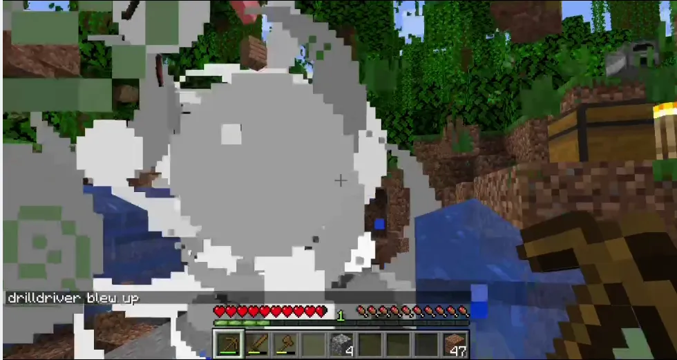 Immobile Explosion — скриншот 1 (Моды, Minecraft)