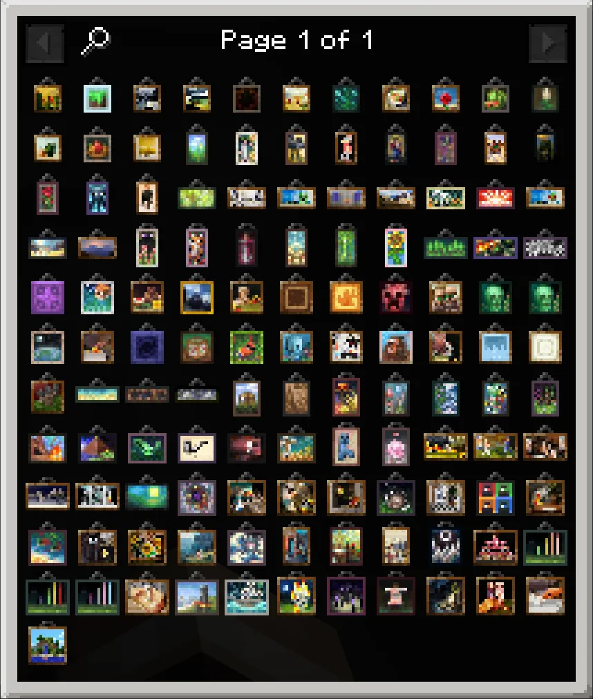 Variant Paintings, Текстуры, Minecraft