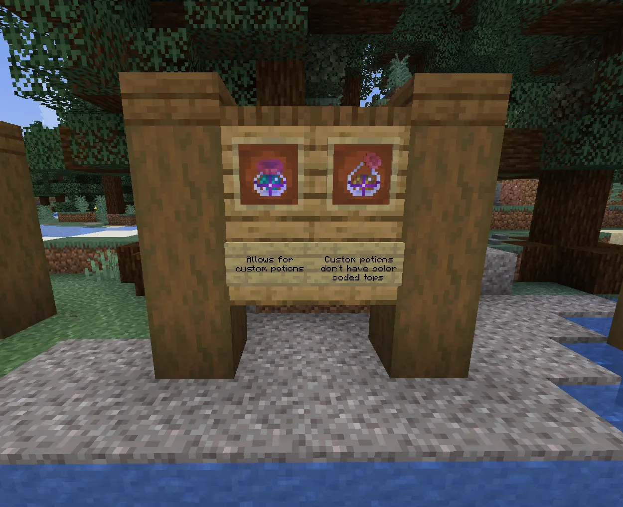 S33R Visual Potions, Текстуры, Minecraft