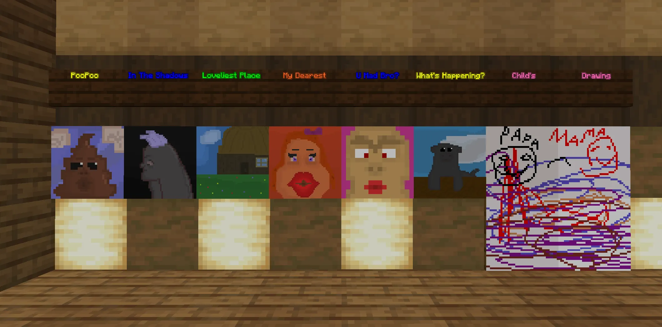 Mostly Paintings, Моды, Minecraft