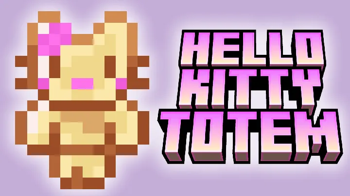 Hello Kitty Totem Of Undying, Текстуры, Minecraft