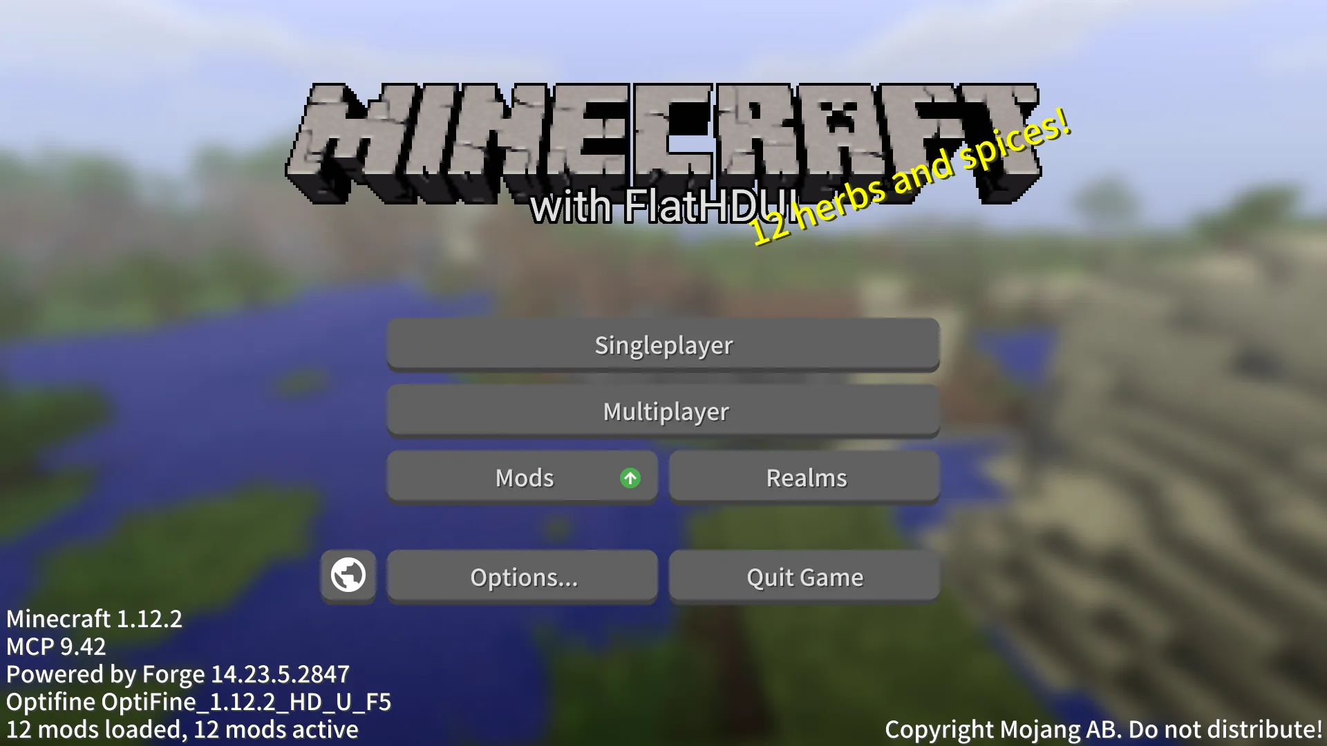 Flat HDUI — скриншот 8 (Текстуры, Minecraft)