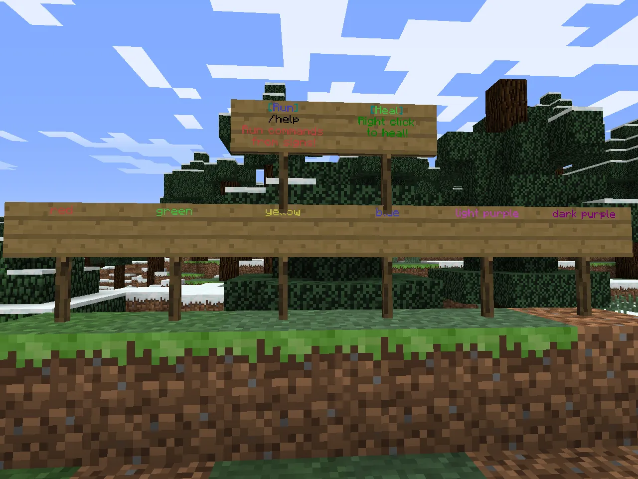 Simply Signs — скриншот 1 (Плагины, Minecraft)