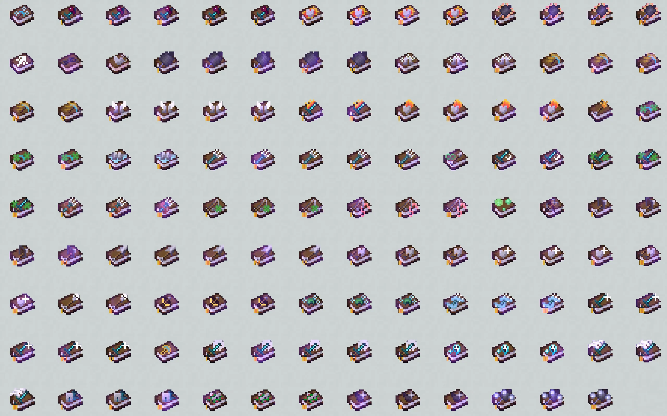 SiubidereQ's Simple Enchanted Books, Текстуры, Minecraft