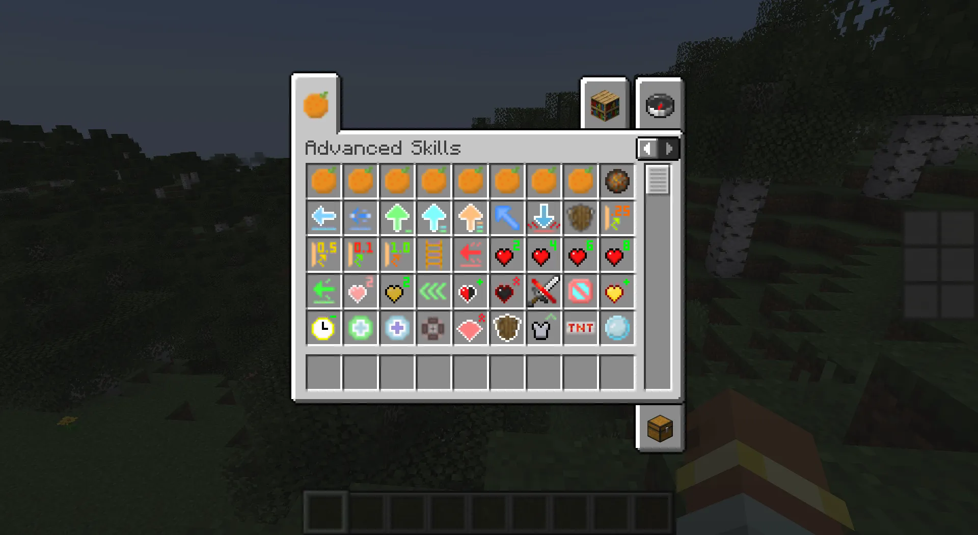 Advanced Skills — скриншот 6 (Моды, Minecraft)