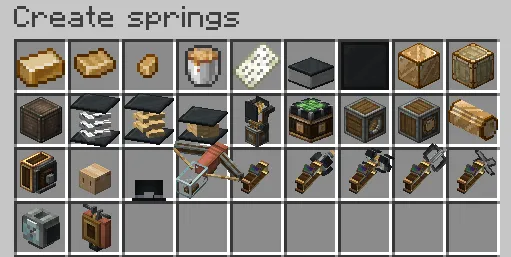 Create: Springs, Моды, Minecraft