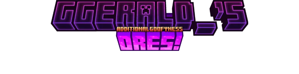 ggerald's ores!, Моды, Minecraft