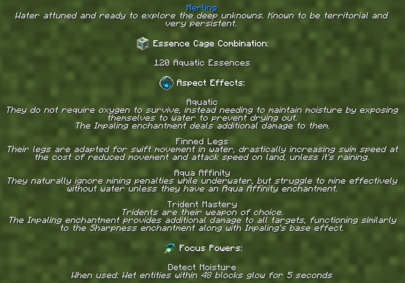 Aspects: CF, Моды, Minecraft