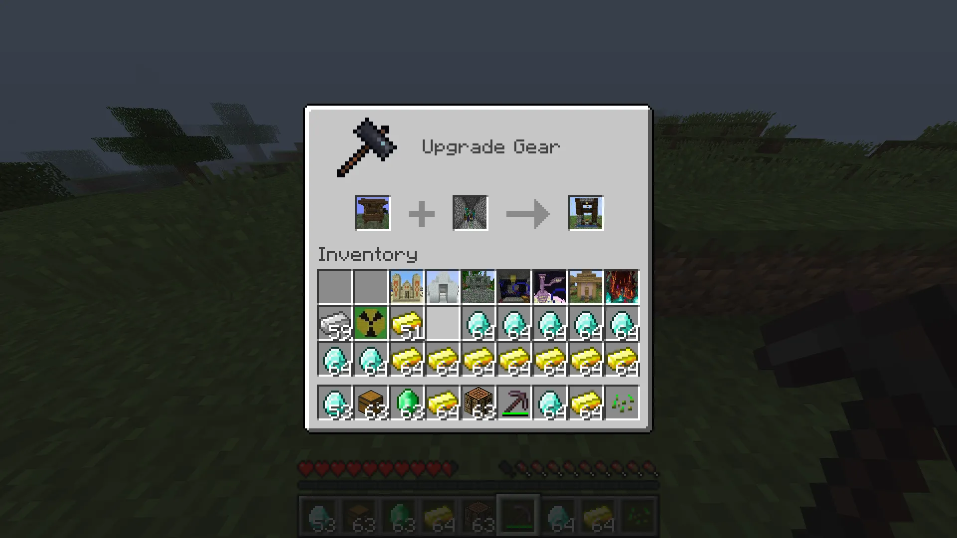 Combine And Upgrade Structures And Craftable Custom Tree, Моды, Minecraft