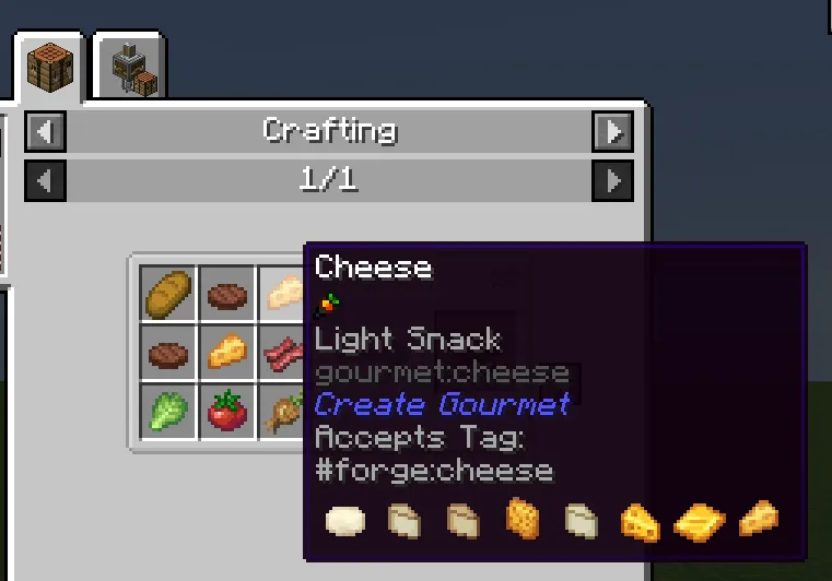 Create Gourmet Cheese Fix, Моды, Minecraft
