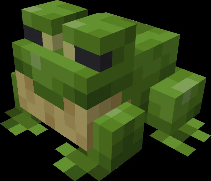 Shiny's Frog Variants (Optifine Required) — скриншот 1 (Текстуры, Minecraft)
