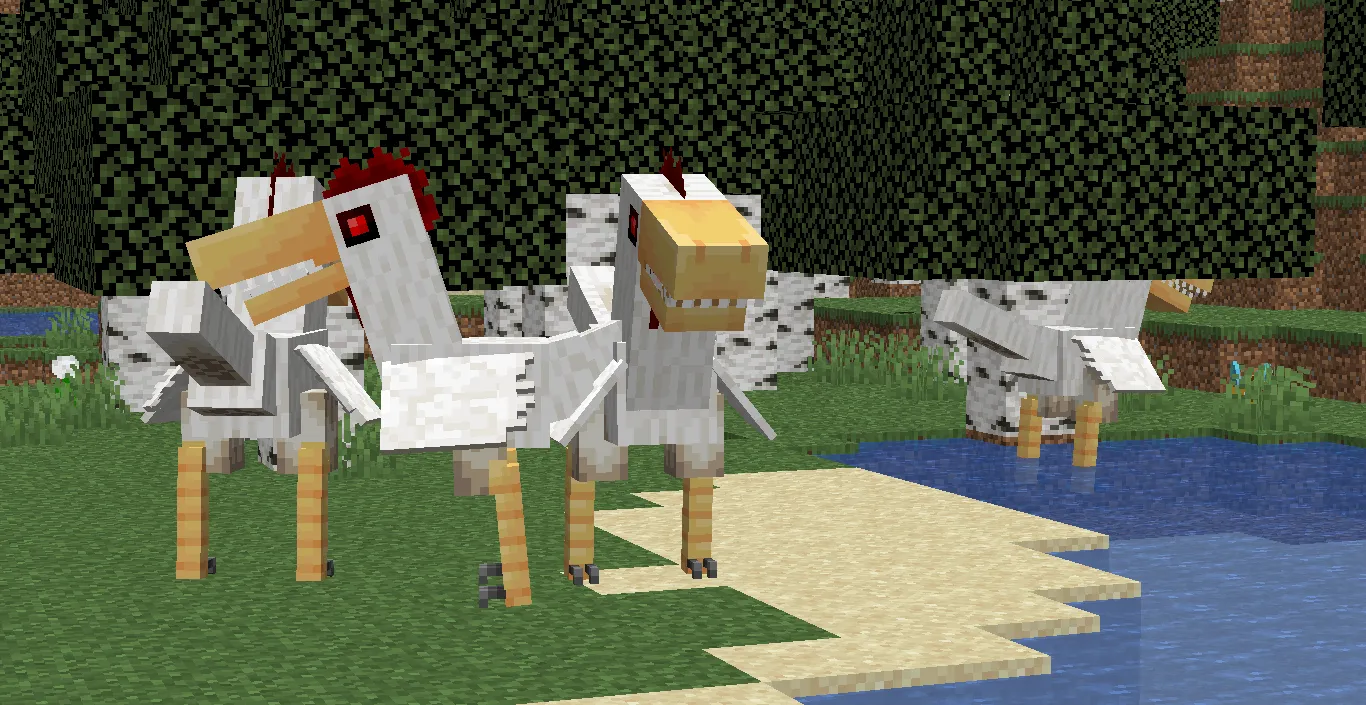 Raptor Chickens, Моды, Minecraft