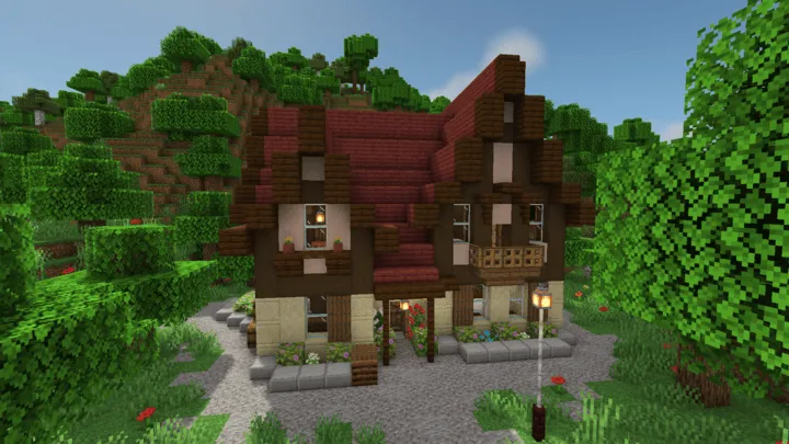 Half-Timbered House #3 — скриншот 4 (Карты, Minecraft)