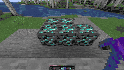 Ore Veinminer Enchantment — скриншот 1 (Моды, Minecraft)