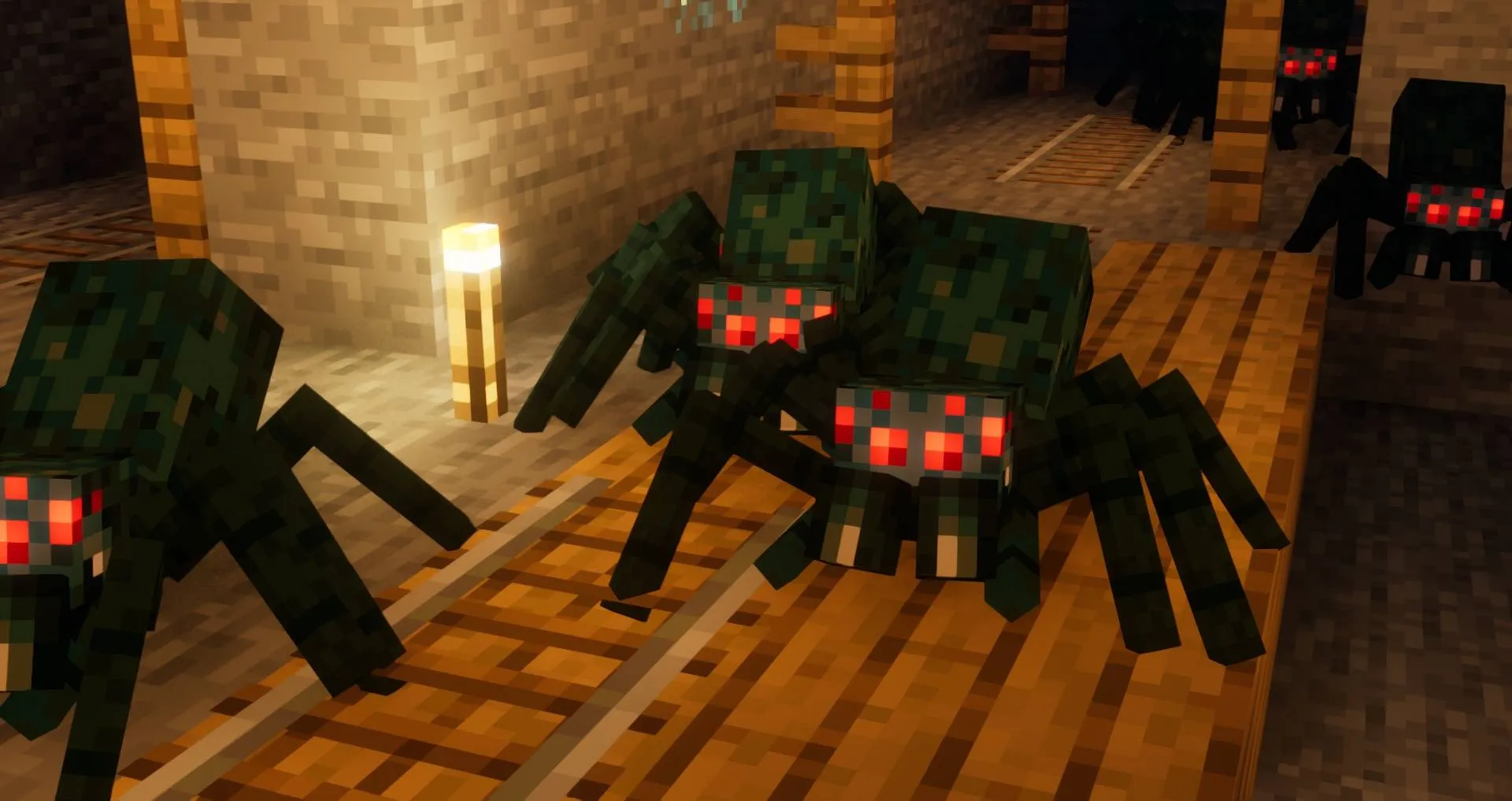 Fresh Animations: Spiders, Текстуры, Minecraft