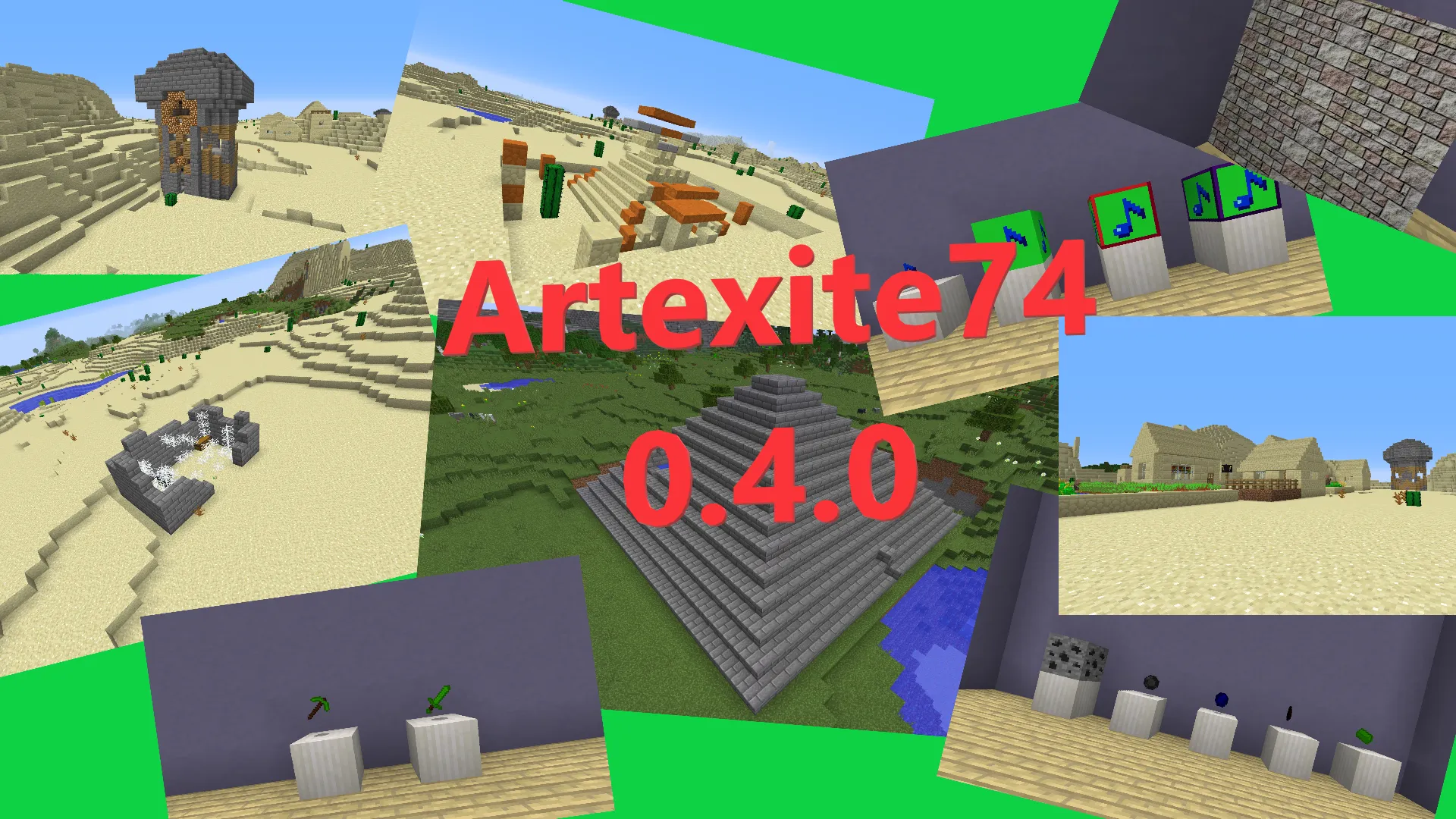 Artexite74, Моды, Minecraft