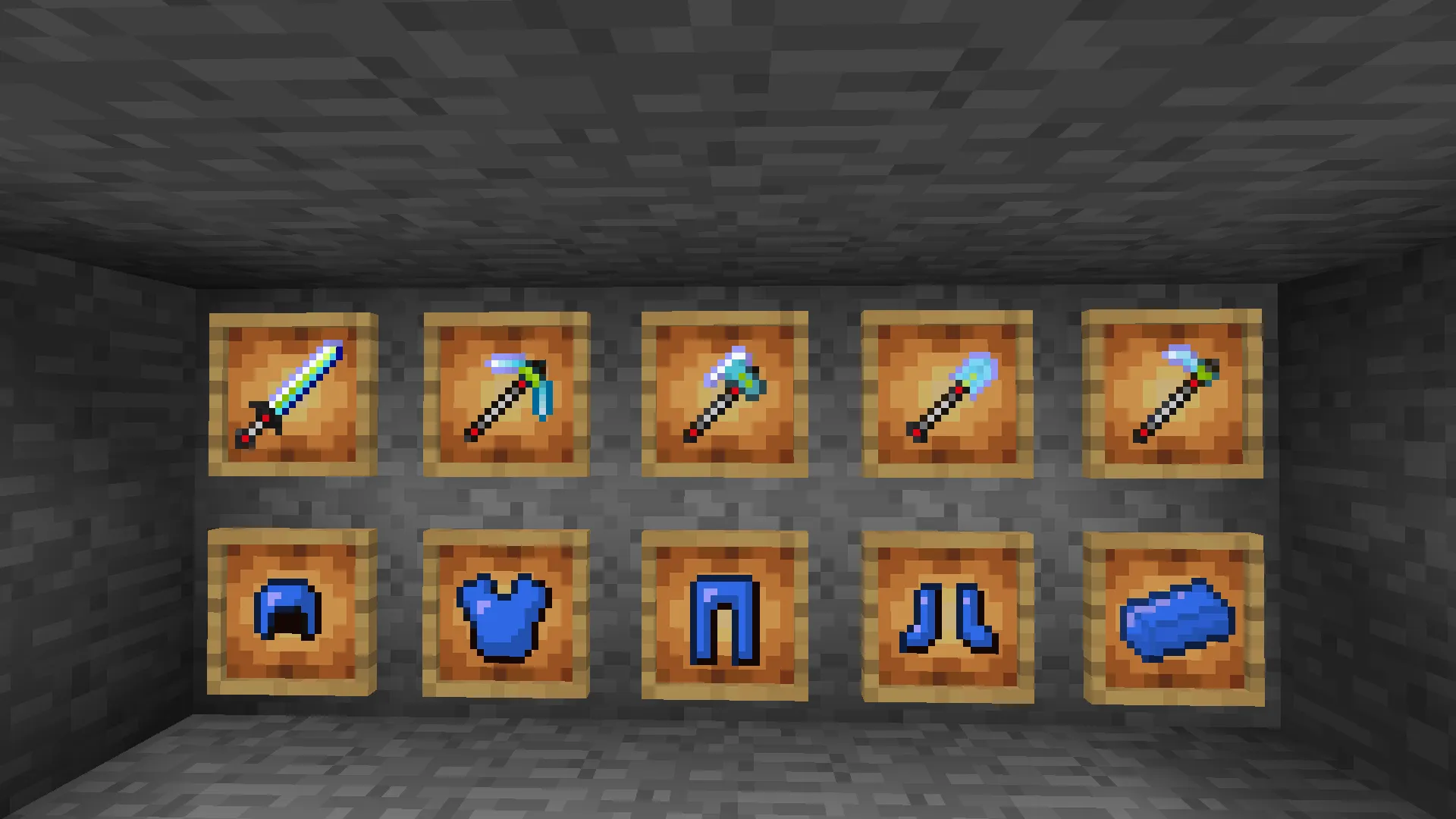 Craziness Awakened Ultimate Gear Retextured — скриншот 1 (Текстуры, Minecraft)