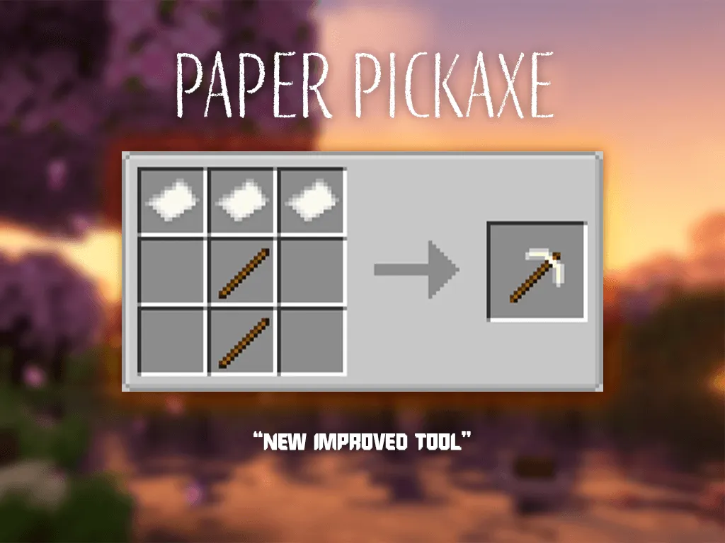 Paper RENOVATED — скриншот 3 (Моды, Minecraft)