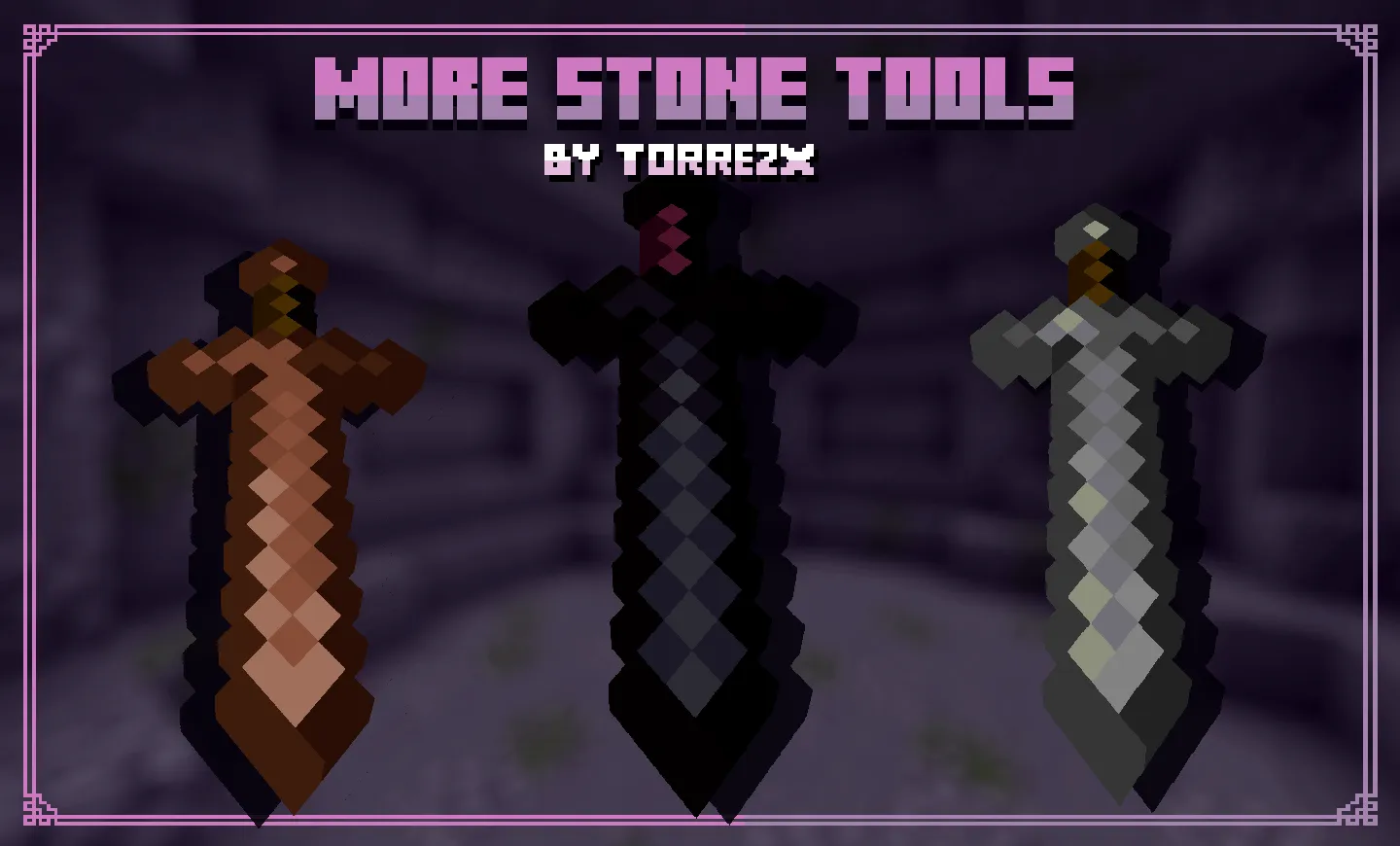 Torrezx-More stone tools — скриншот 1 (Текстуры, Minecraft)