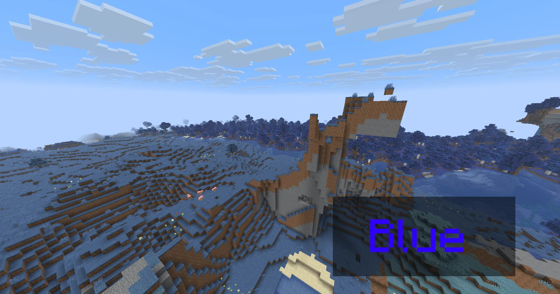 Blue Grass — скриншот 1 (Текстуры, Minecraft)