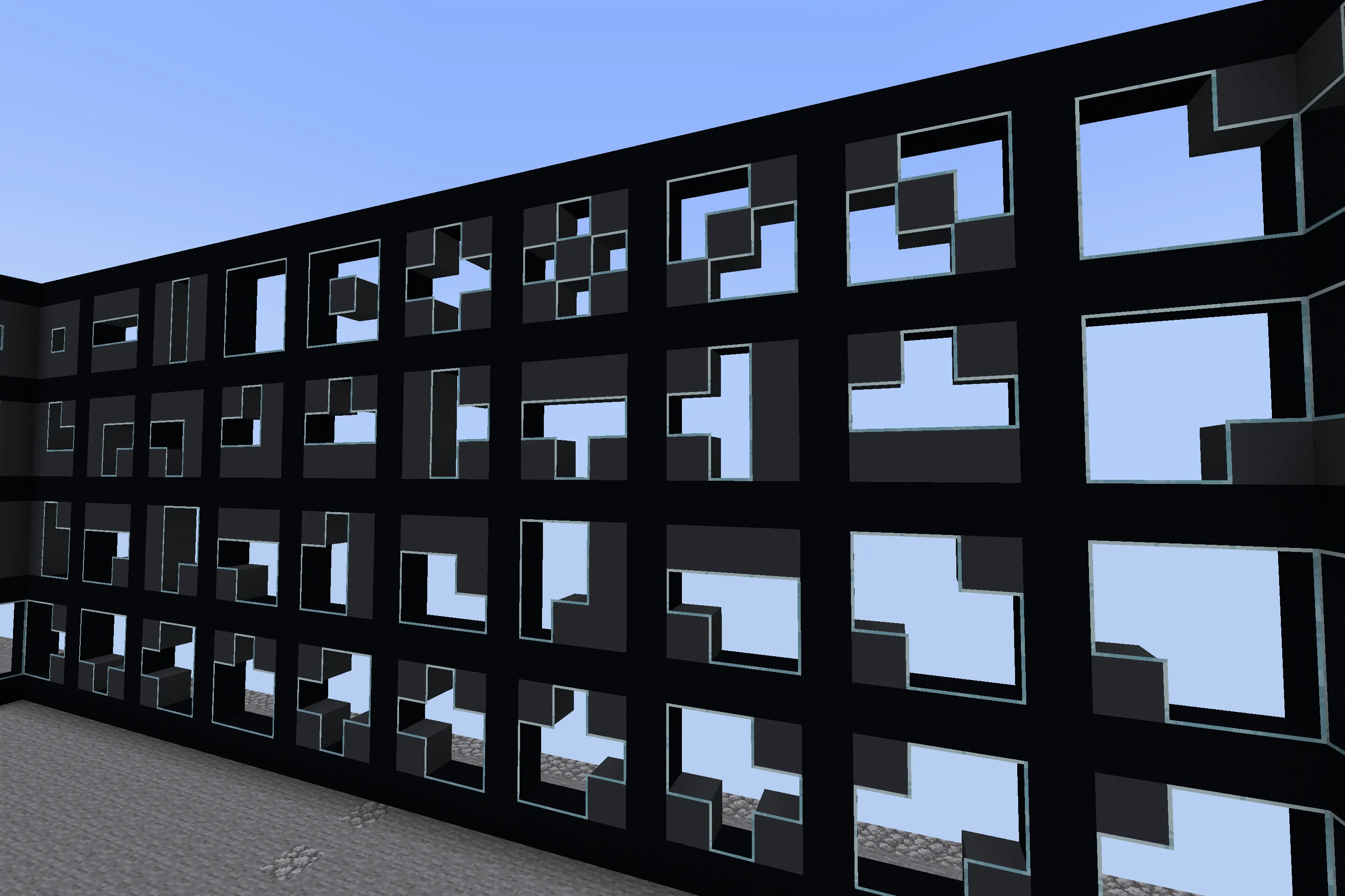Connected_Clean_Glass_Fusion, Текстуры, Minecraft