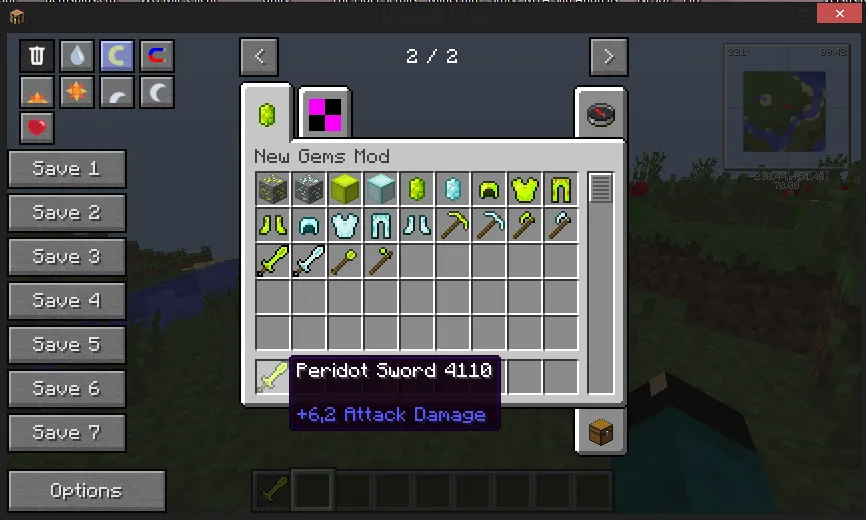 New Gems Mod — скриншот 1 (Моды, Minecraft)