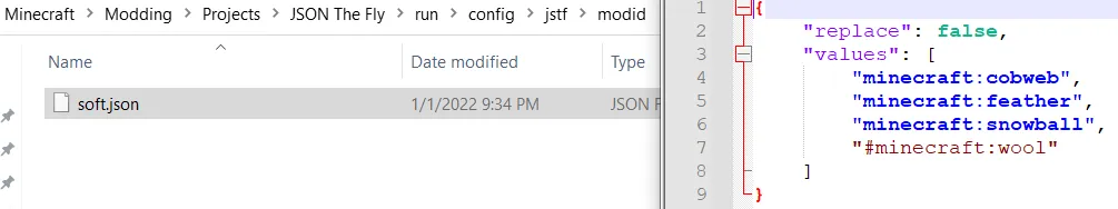 JSON The Fly, Моды, Minecraft