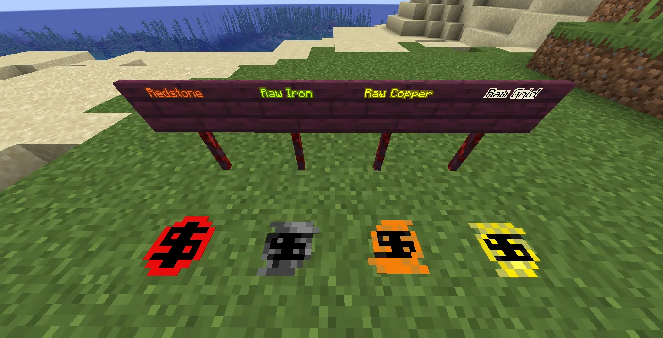 Coins Texture Pack!, Текстуры, Minecraft
