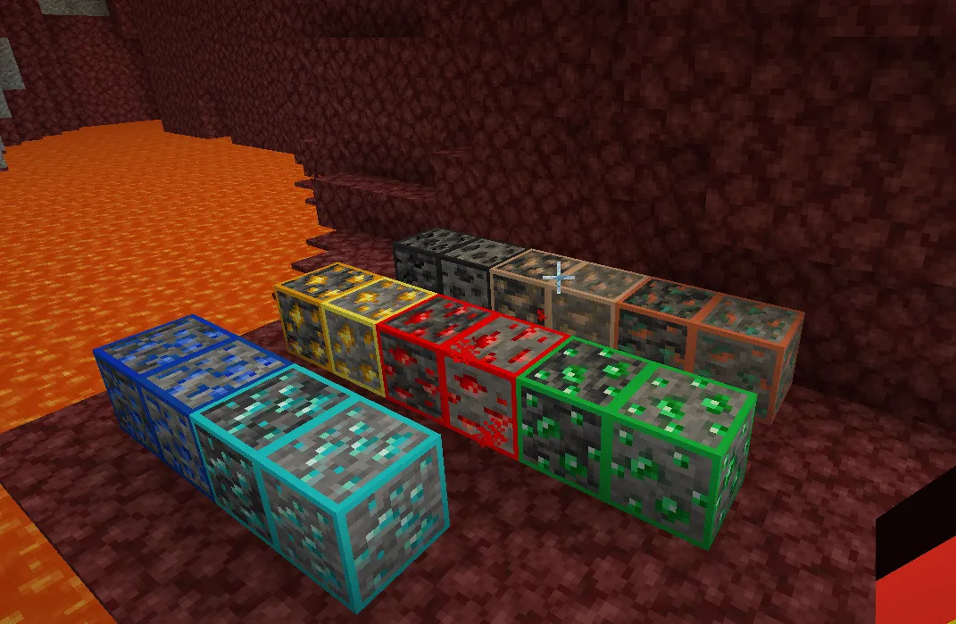 Ore Highlighter - New, Текстуры, Minecraft
