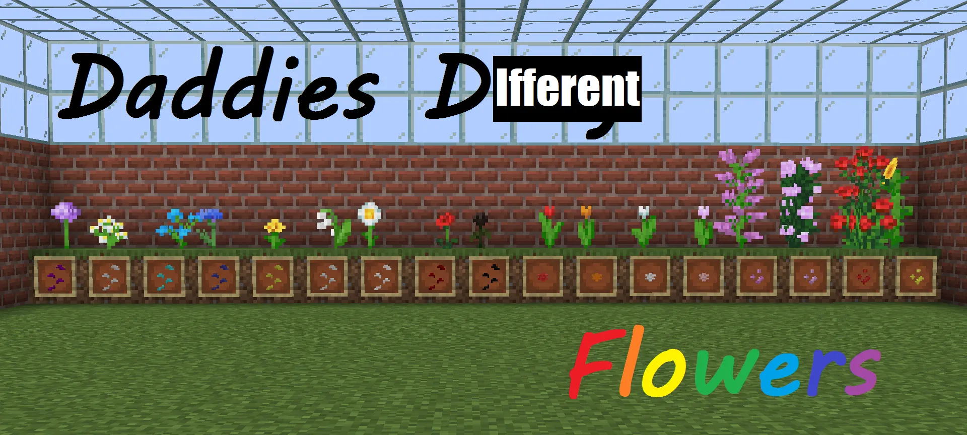 Daddies Different Flowers — скриншот 1 (Моды, Minecraft)